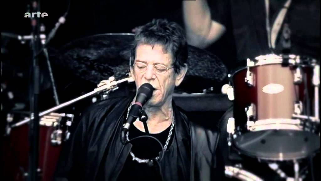 Lou Reed on stage at Les Vieilles Charrues, Carhaix, 2011.